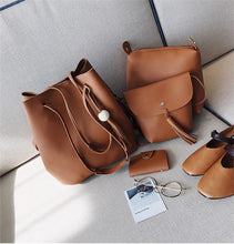 Women Leather Shoulder Composite Bag